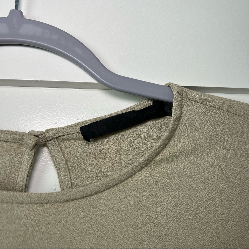 Jenni Kayne Palmer Crepe T-Shirt Dress Tan Size Small - Picture 3 of 9